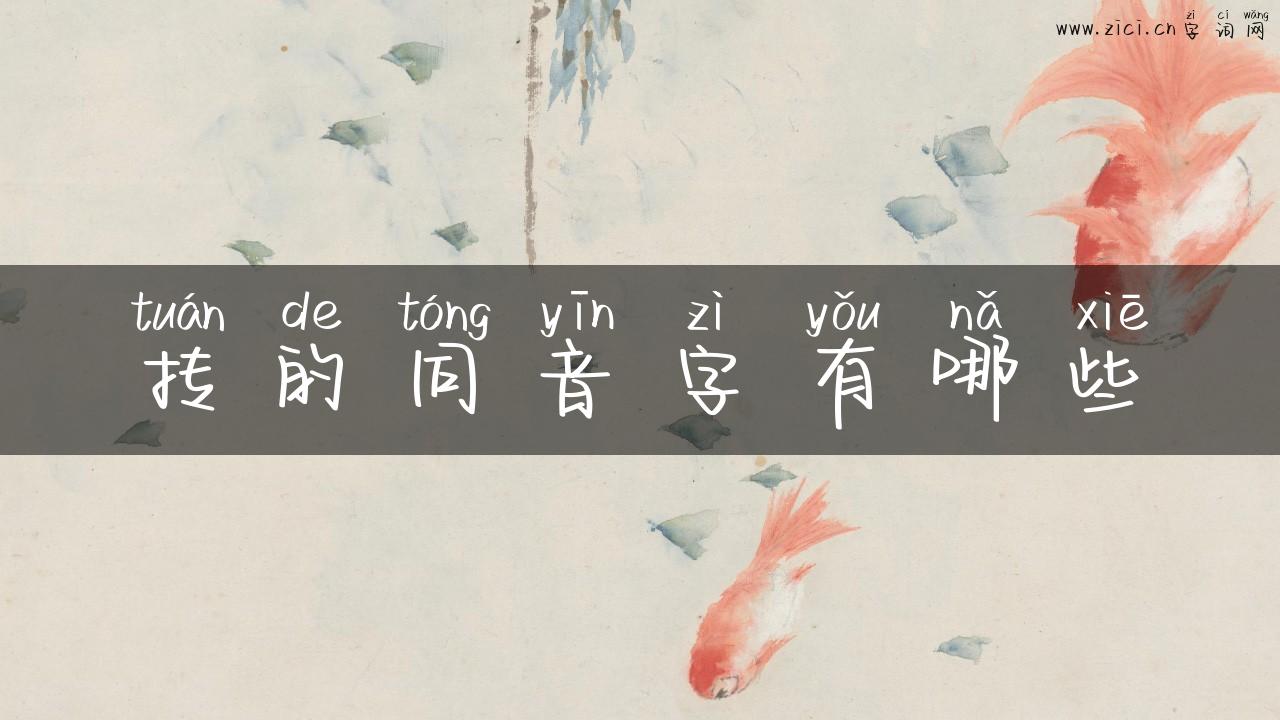 抟的同音字有哪些