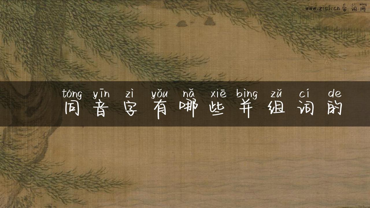 磓同音字有哪些并组词的