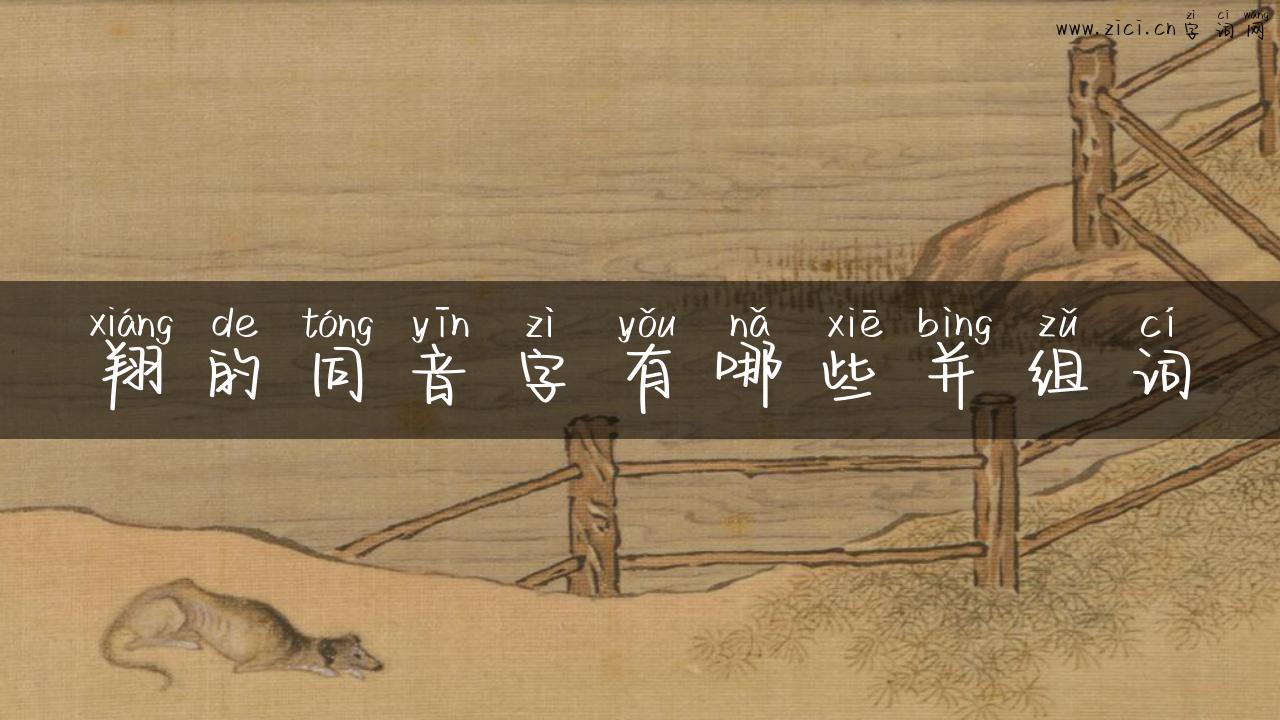 翔的同音字有哪些并组词