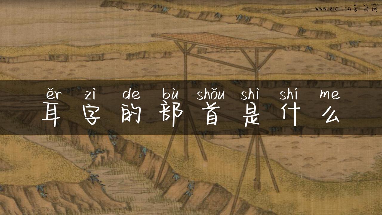 耳字的部首是什么