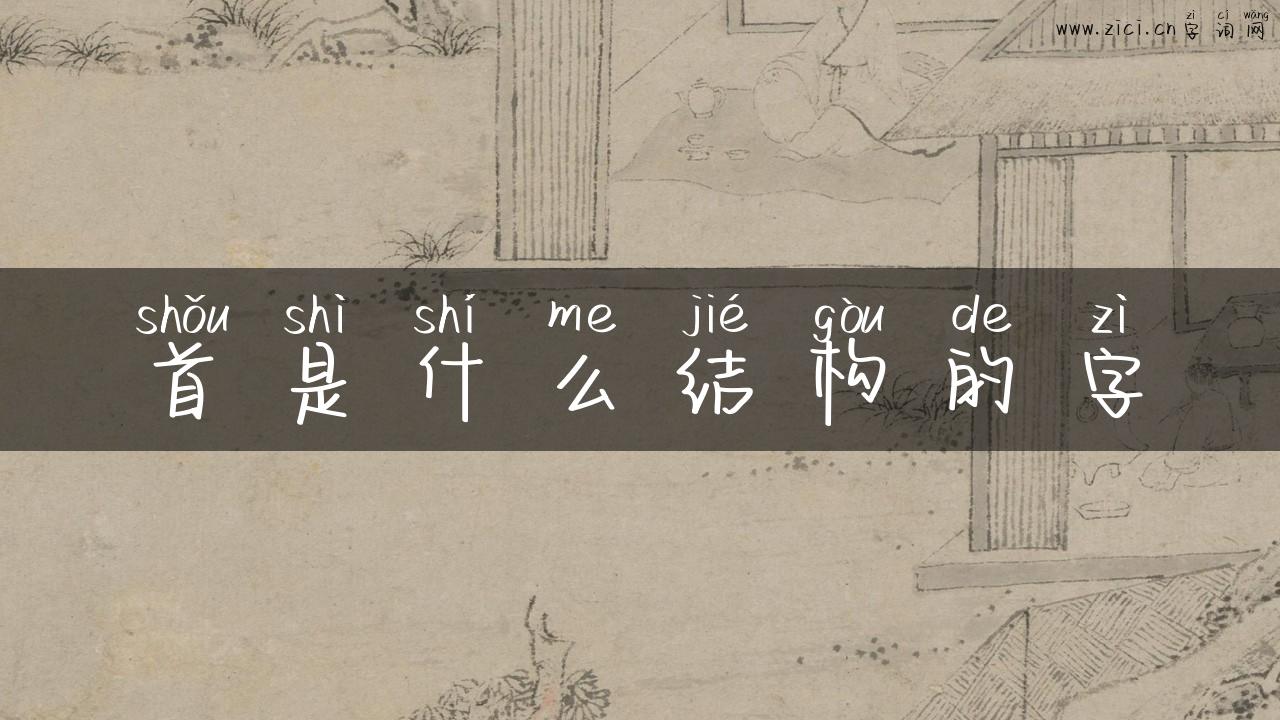 首是什么结构的字