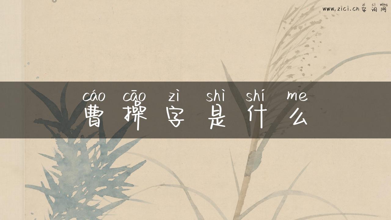 曹操字是什么