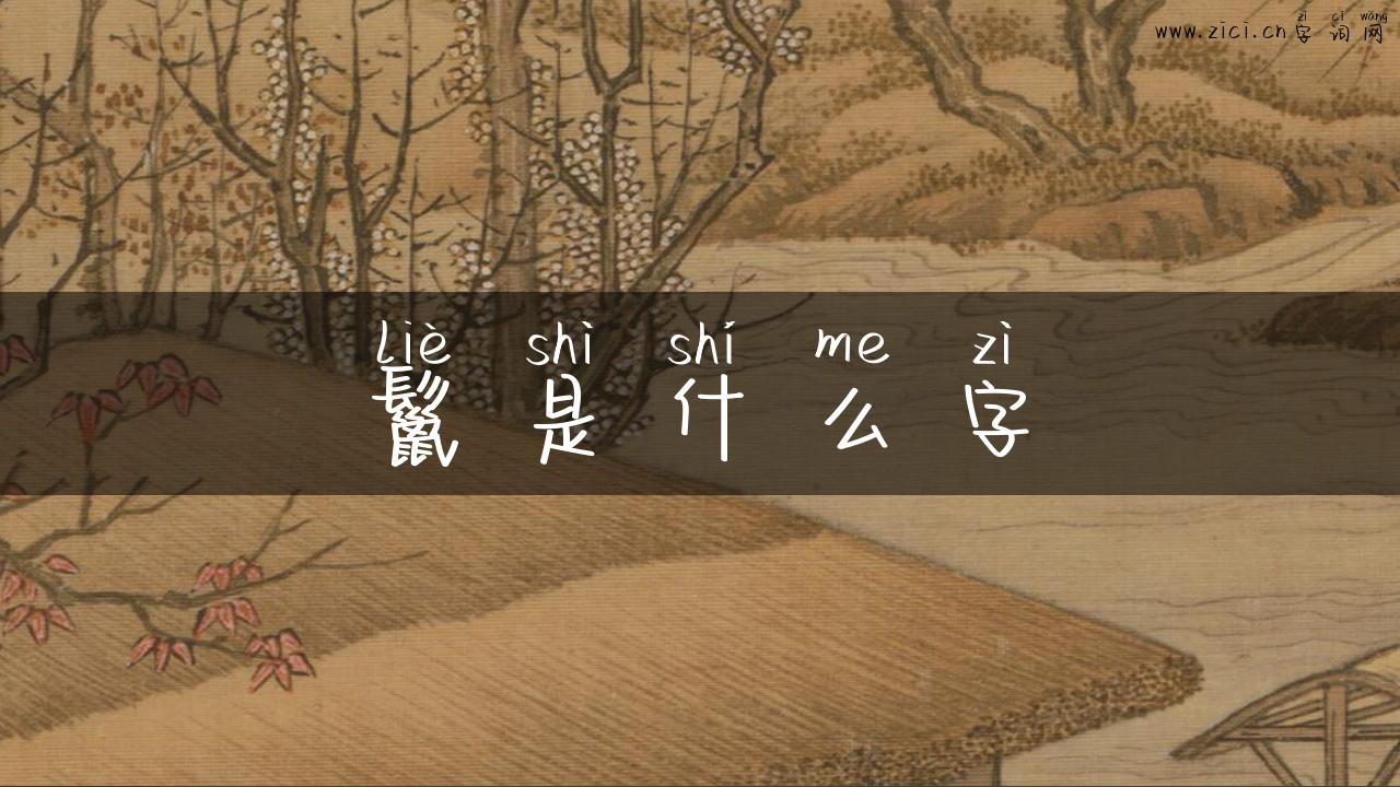 鬣是什么字
