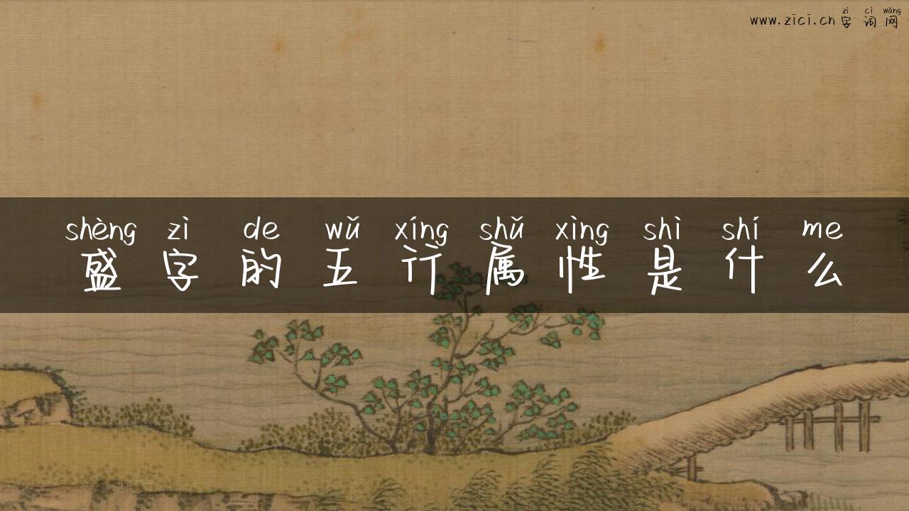 盛字的五行属性是什么