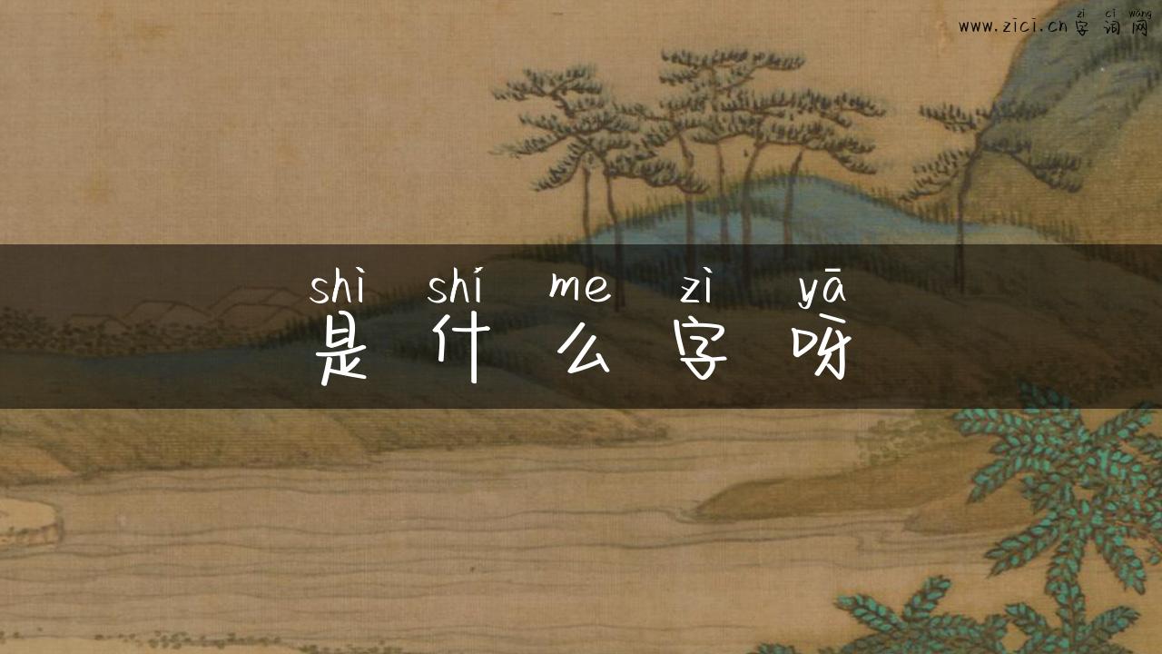 是什么字呀