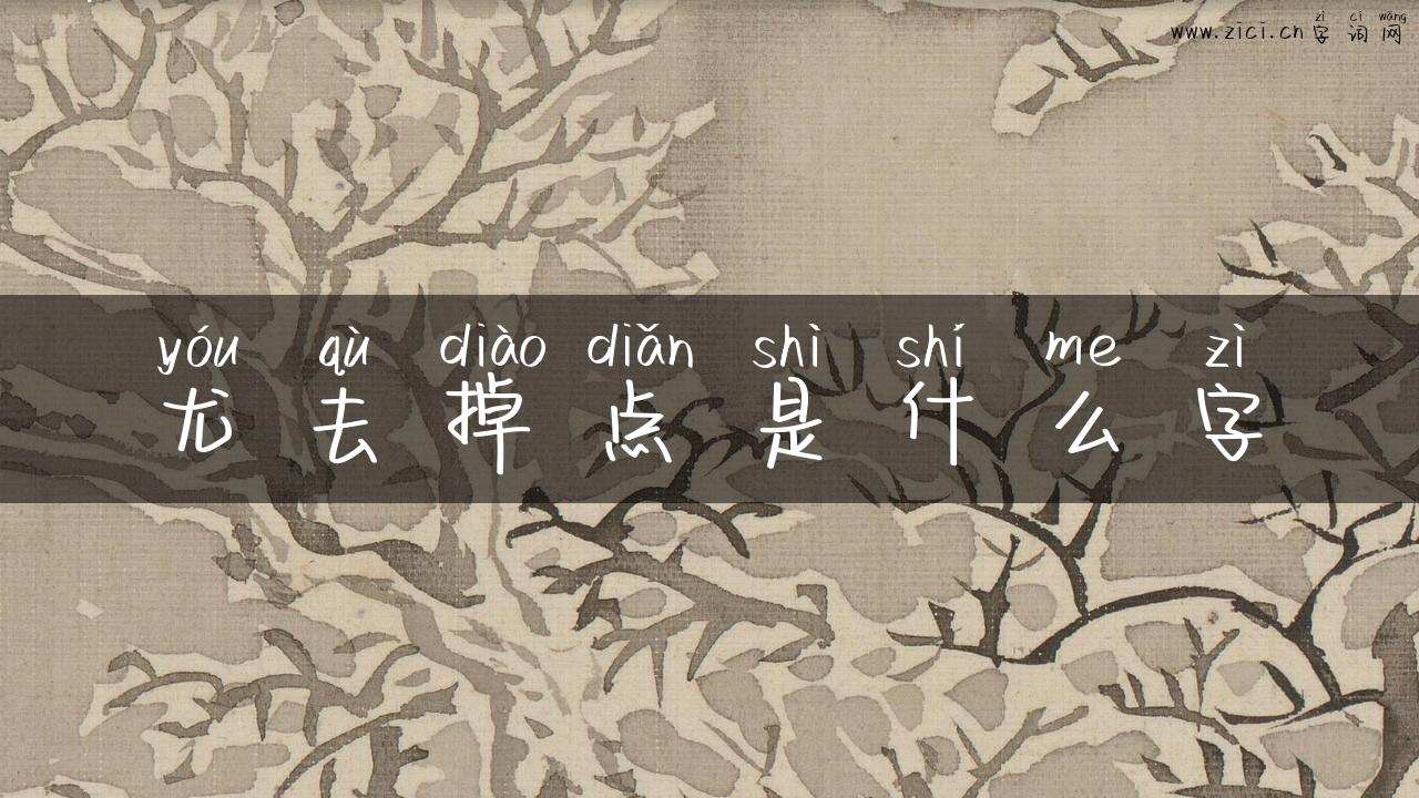 尤去掉点是什么字