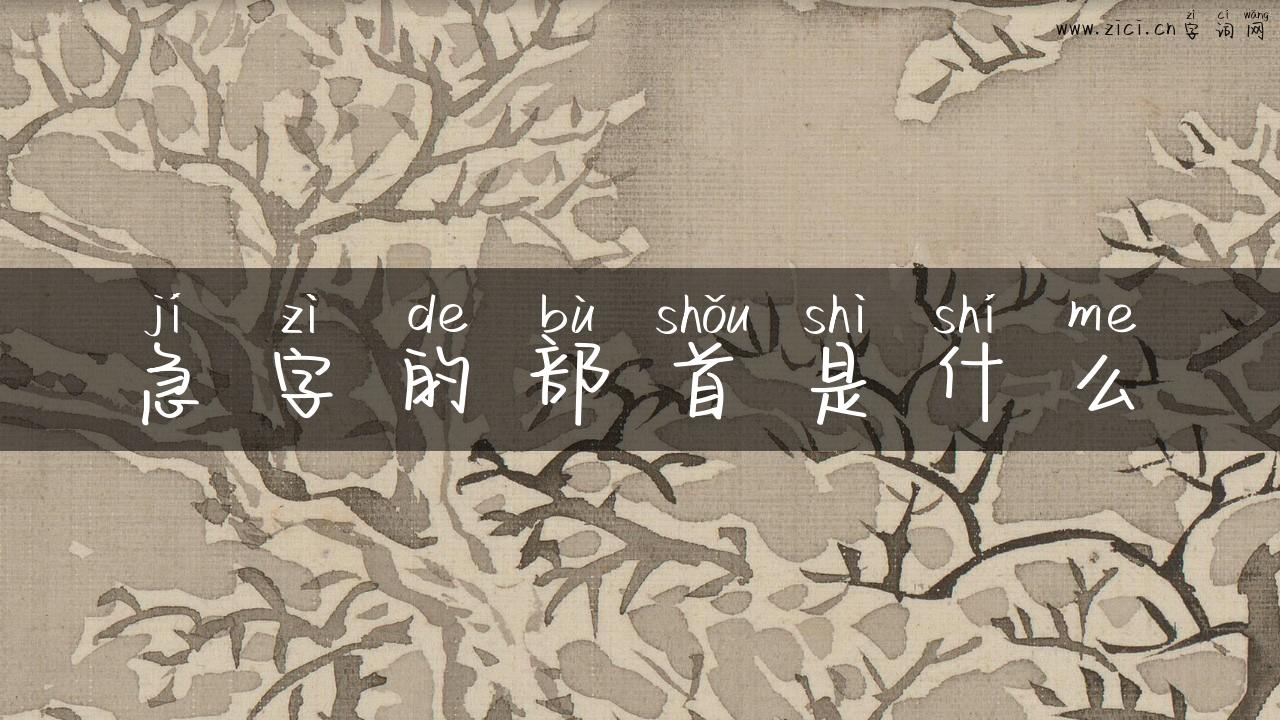 急字的部首是什么