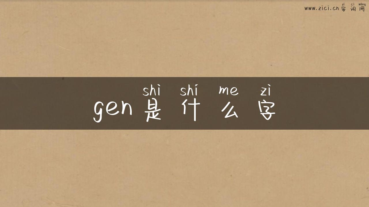 gen是什么字
