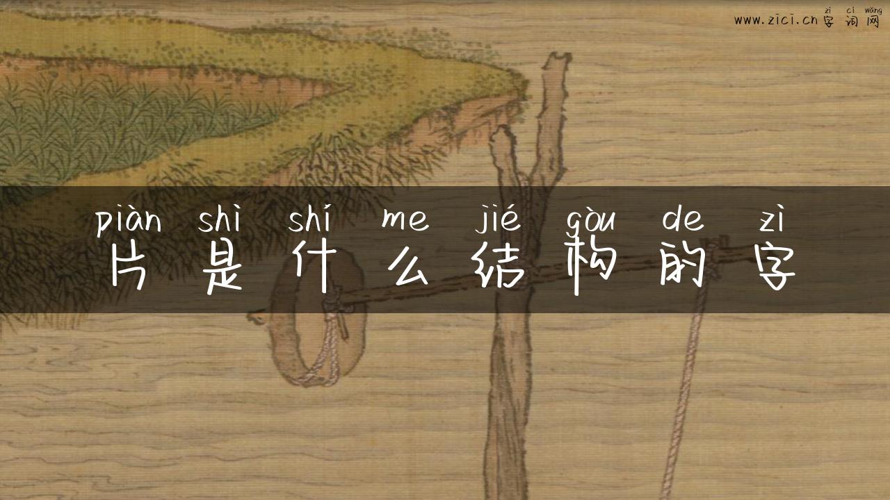 片是什么结构的字