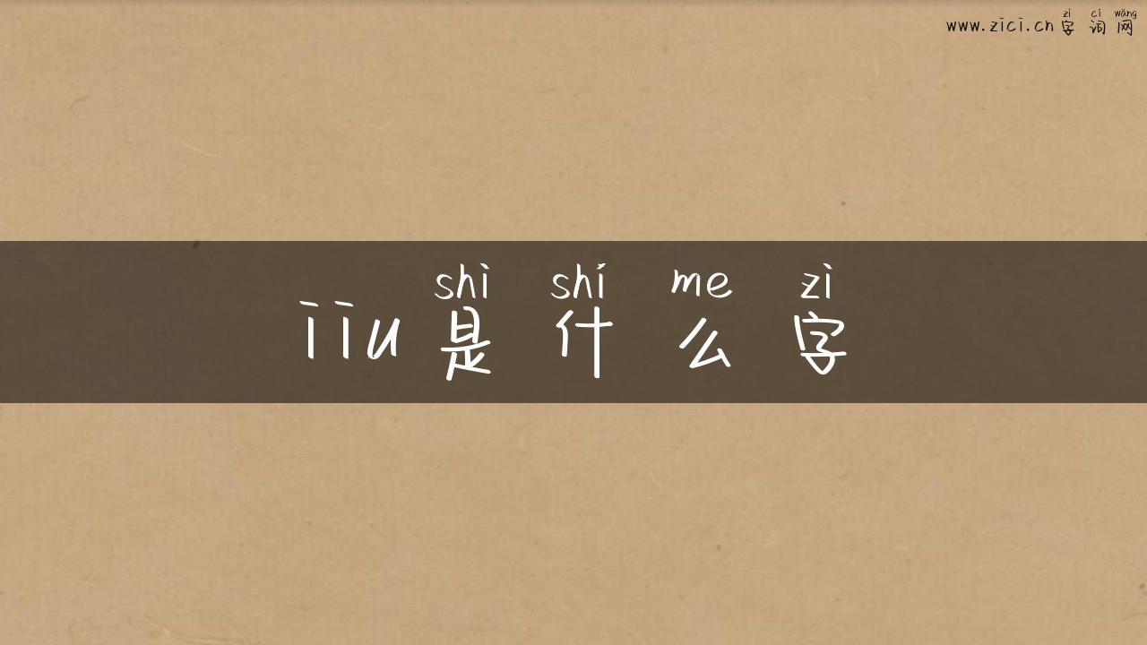 iiu是什么字