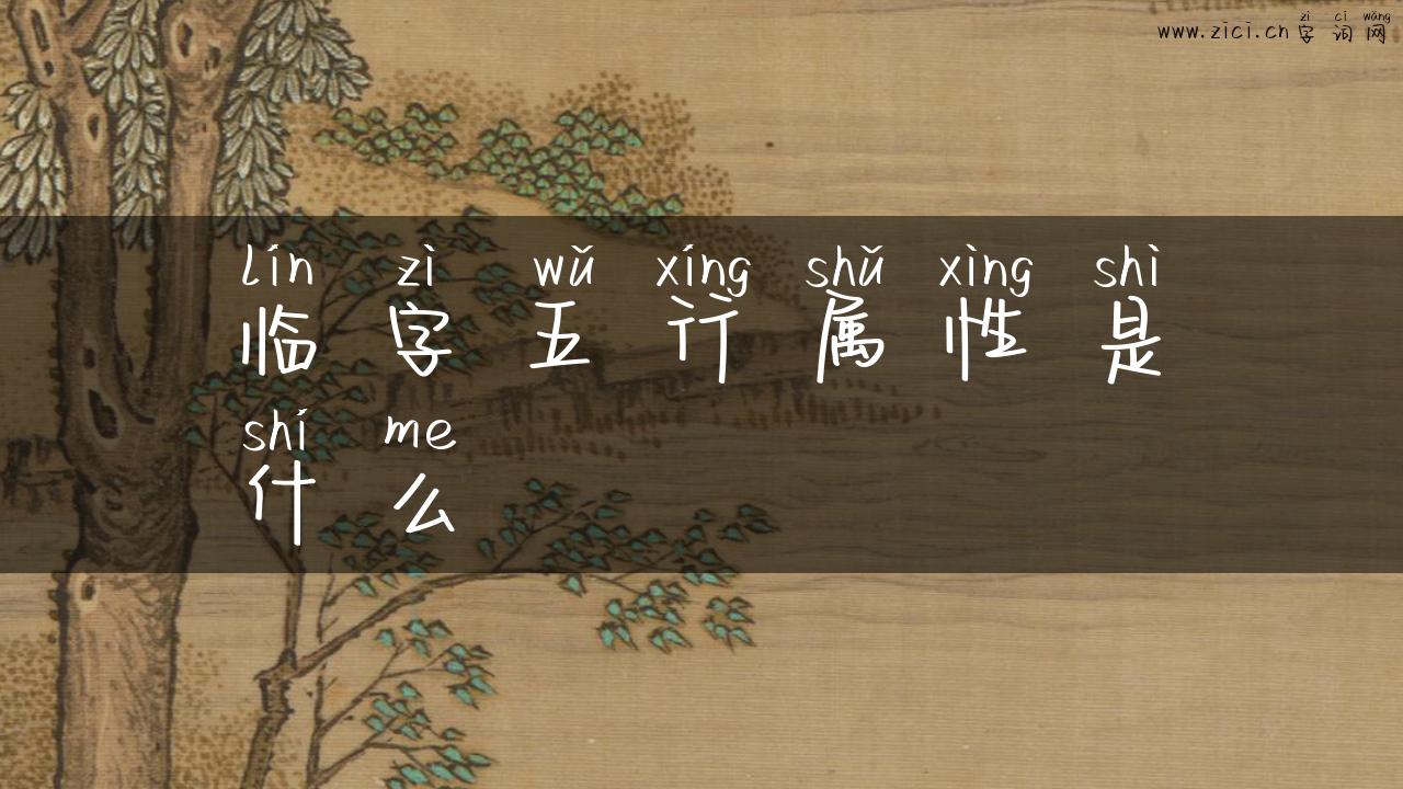 临字五行属性是什么