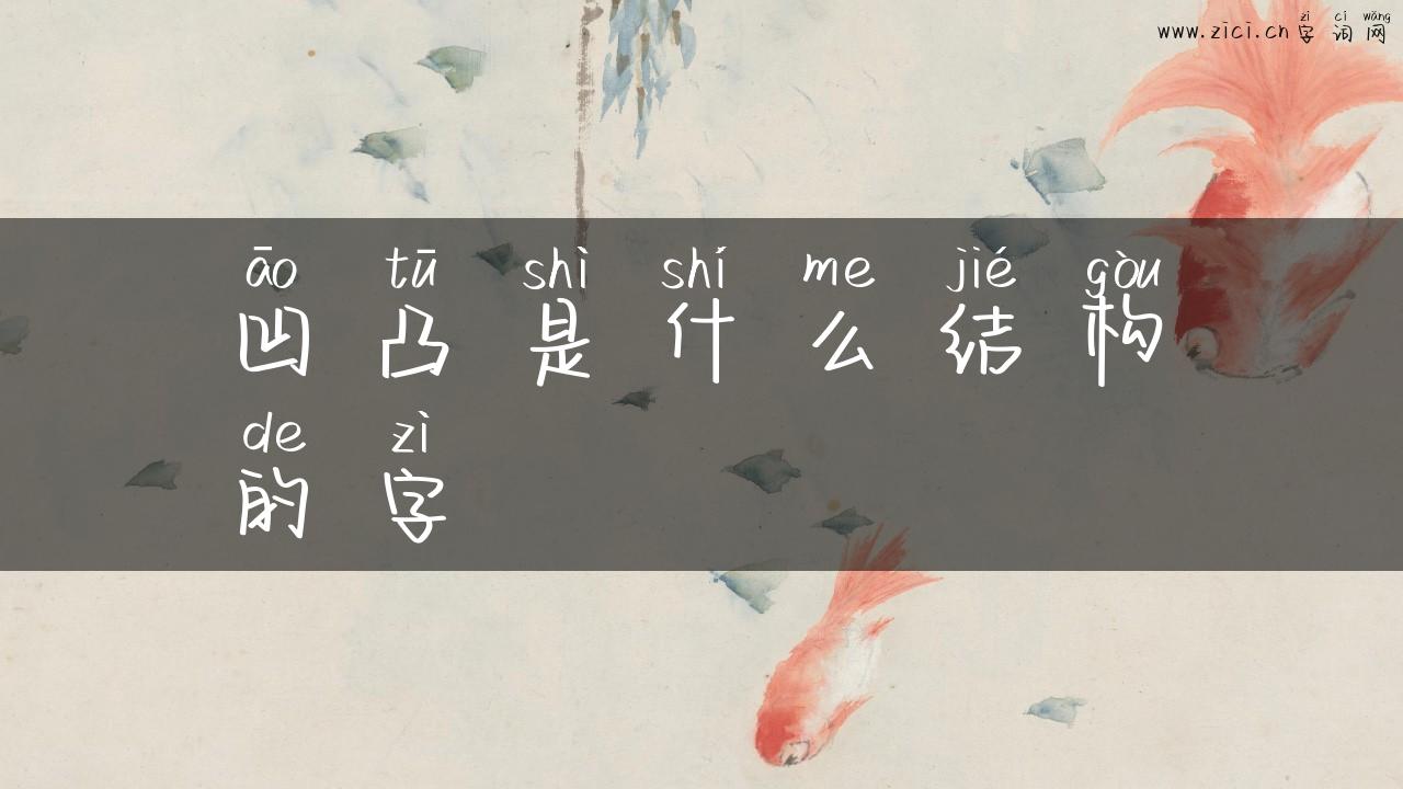 凹凸是什么结构的字