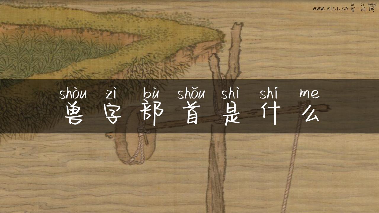 兽字部首是什么