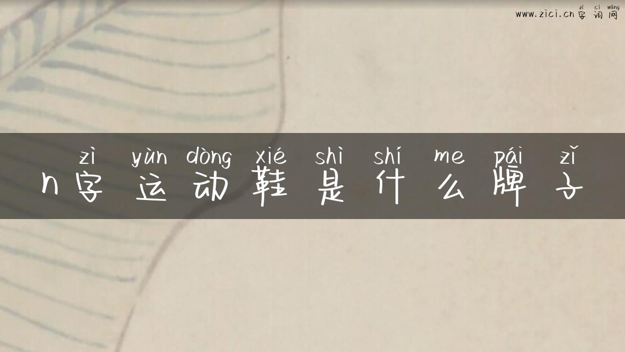 n字运动鞋是什么牌子