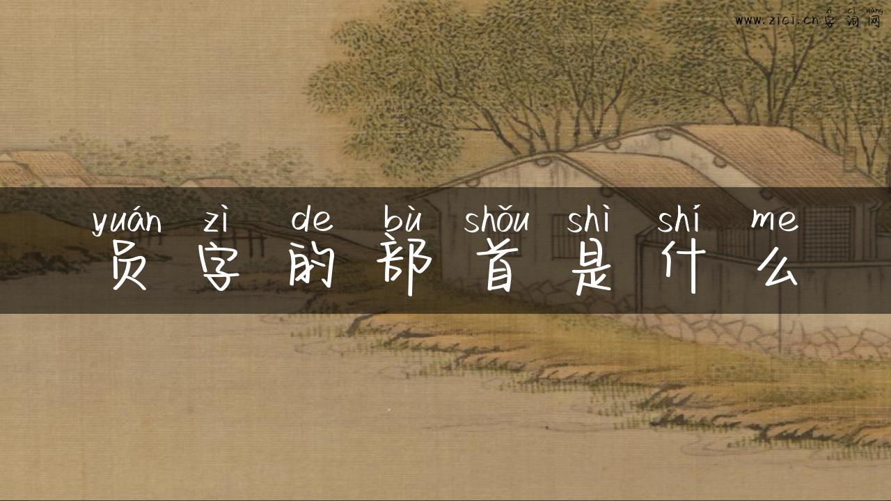 员字的部首是什么