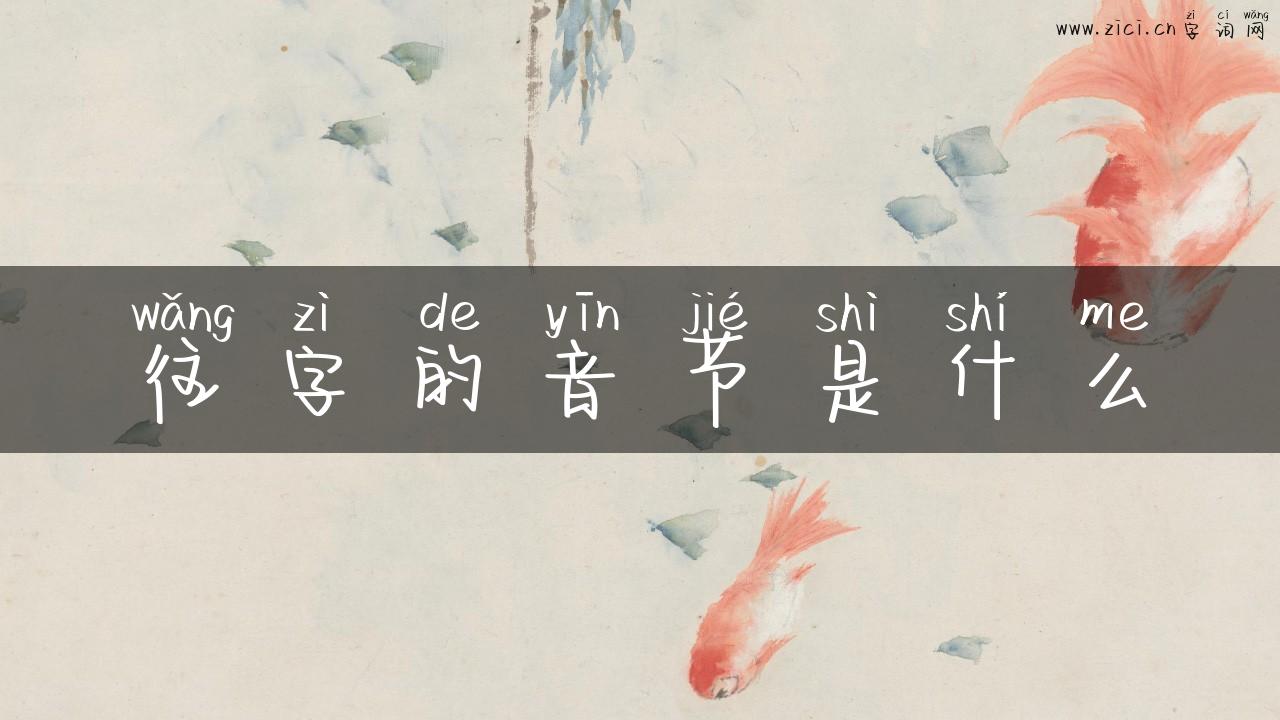 往字的音节是什么