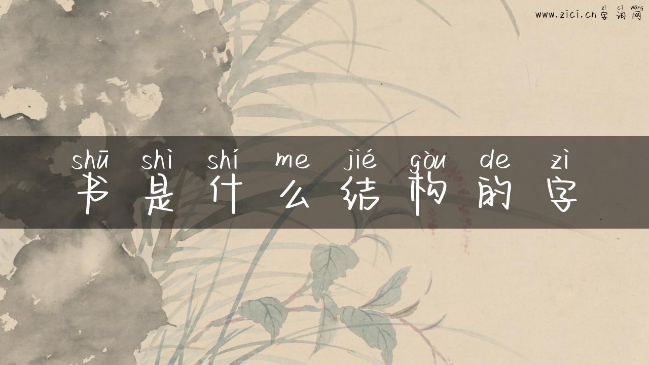 书是什么结构的字