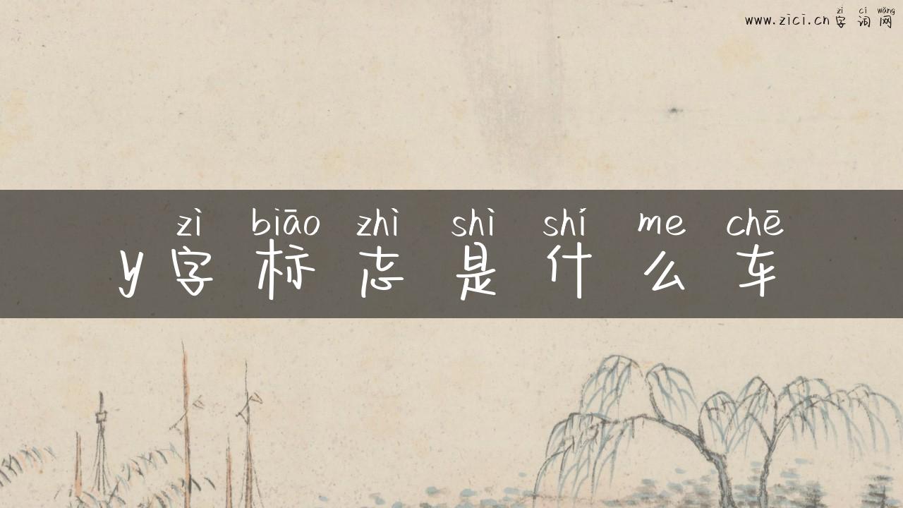 y字标志是什么车