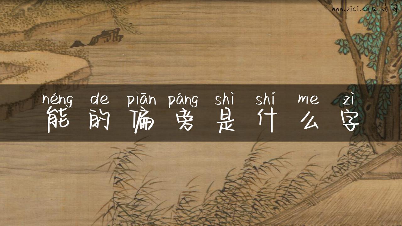 能的偏旁是什么字
