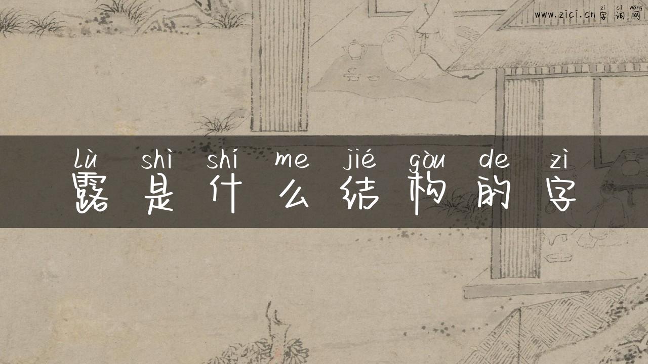 露是什么结构的字