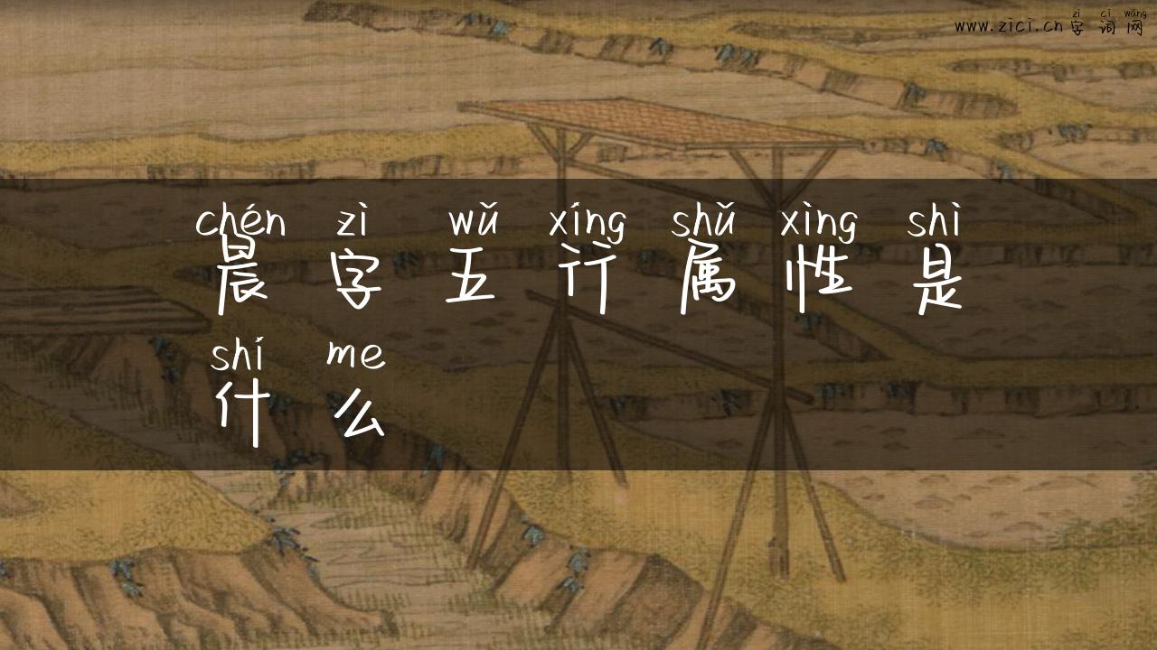 晨字五行属性是什么