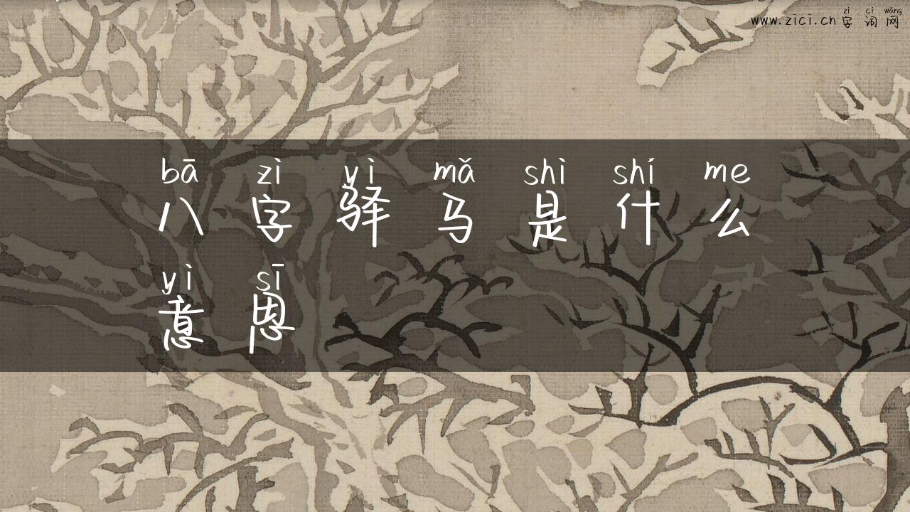 八字驿马是什么意思