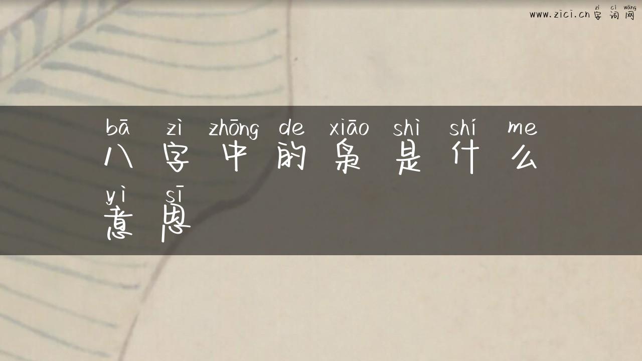 八字中的枭是什么意思