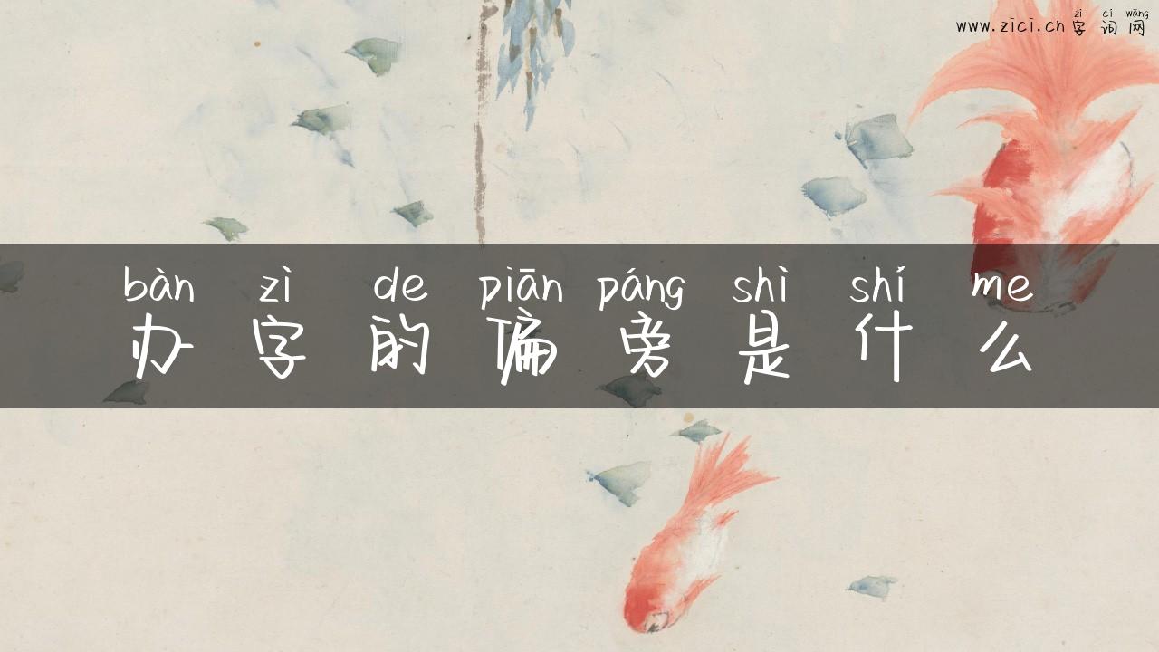 办字的偏旁是什么