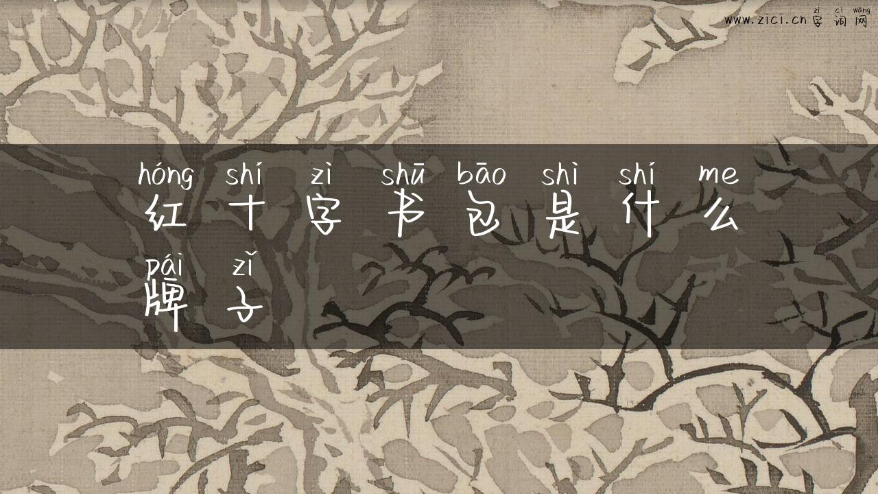 红十字书包是什么牌子