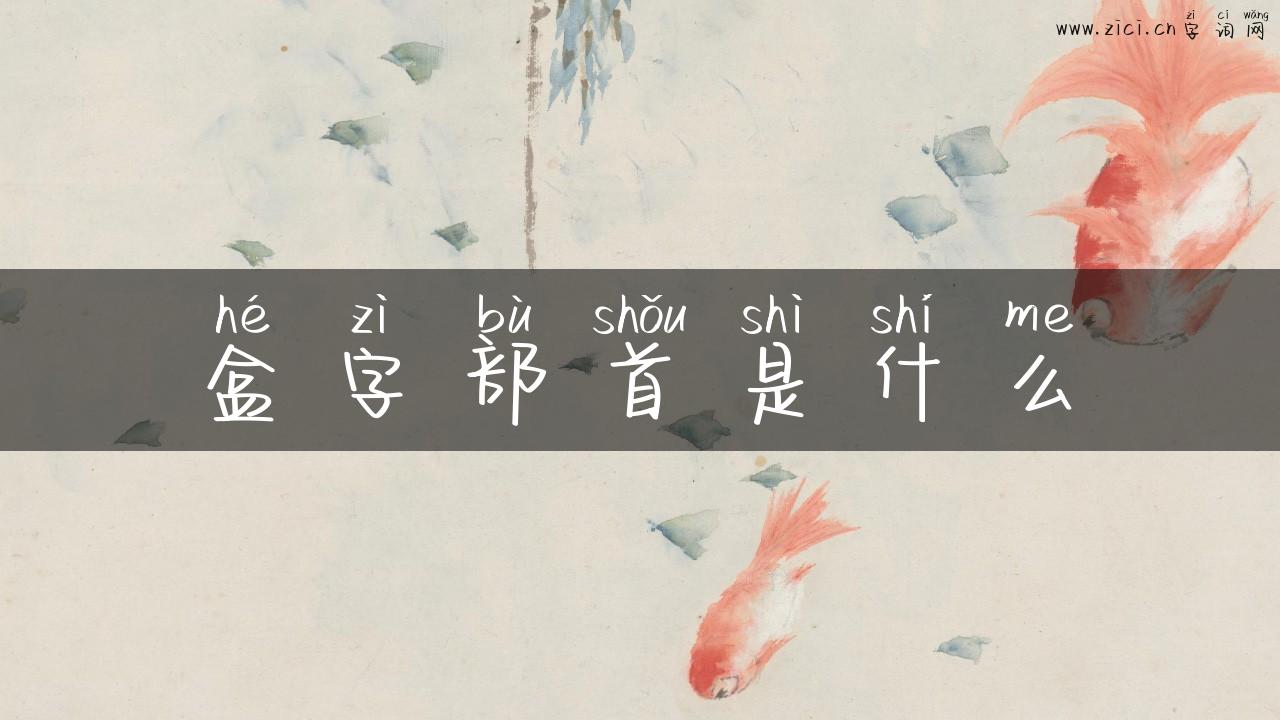 盒字部首是什么