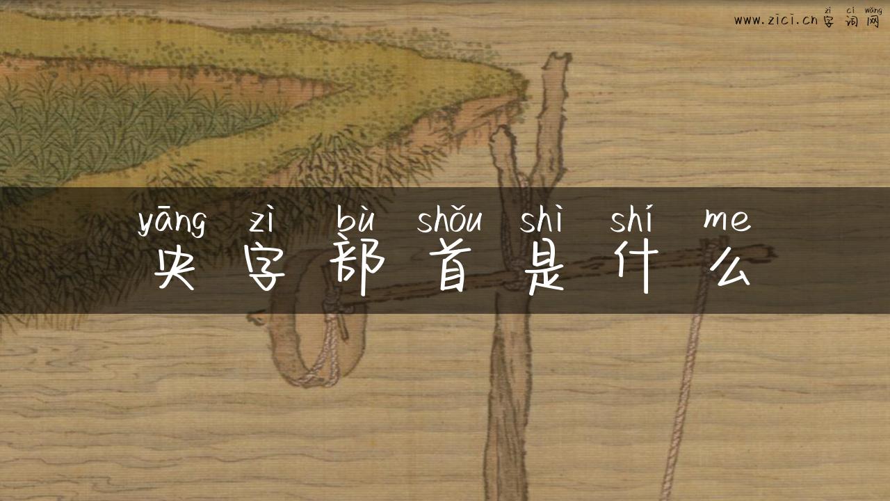 央字部首是什么