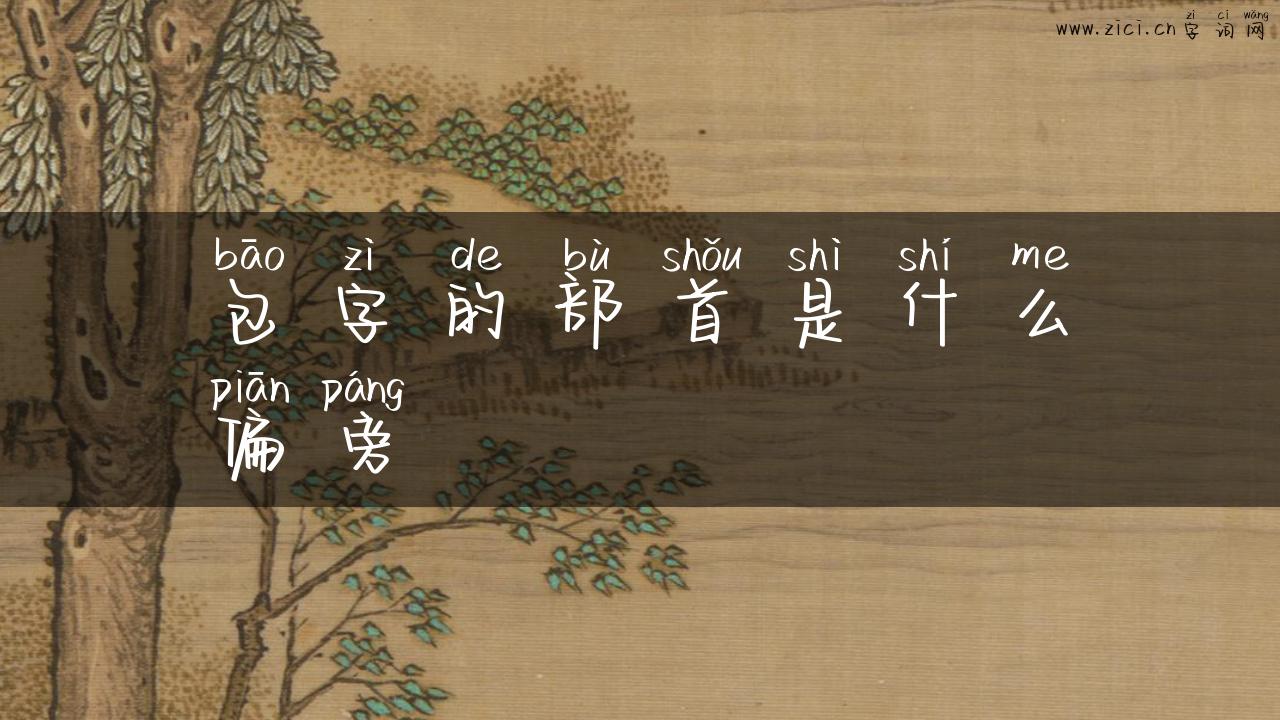包字的部首是什么偏旁