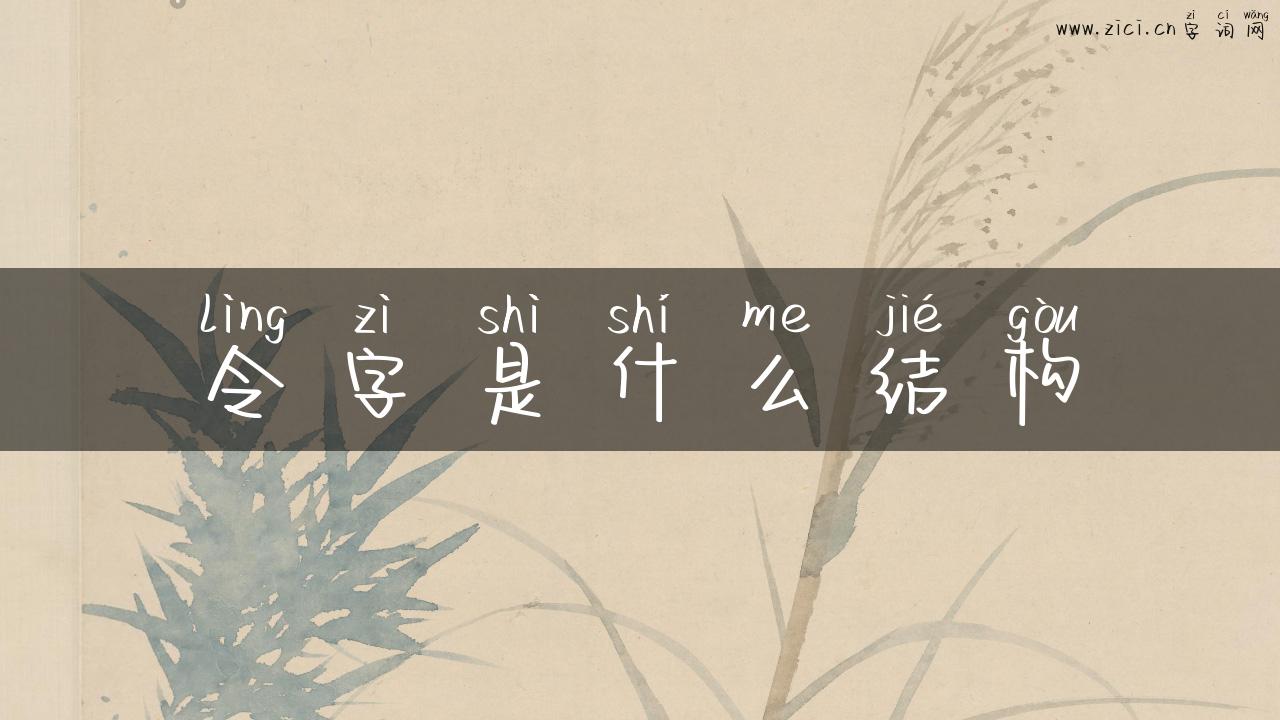令字是什么结构