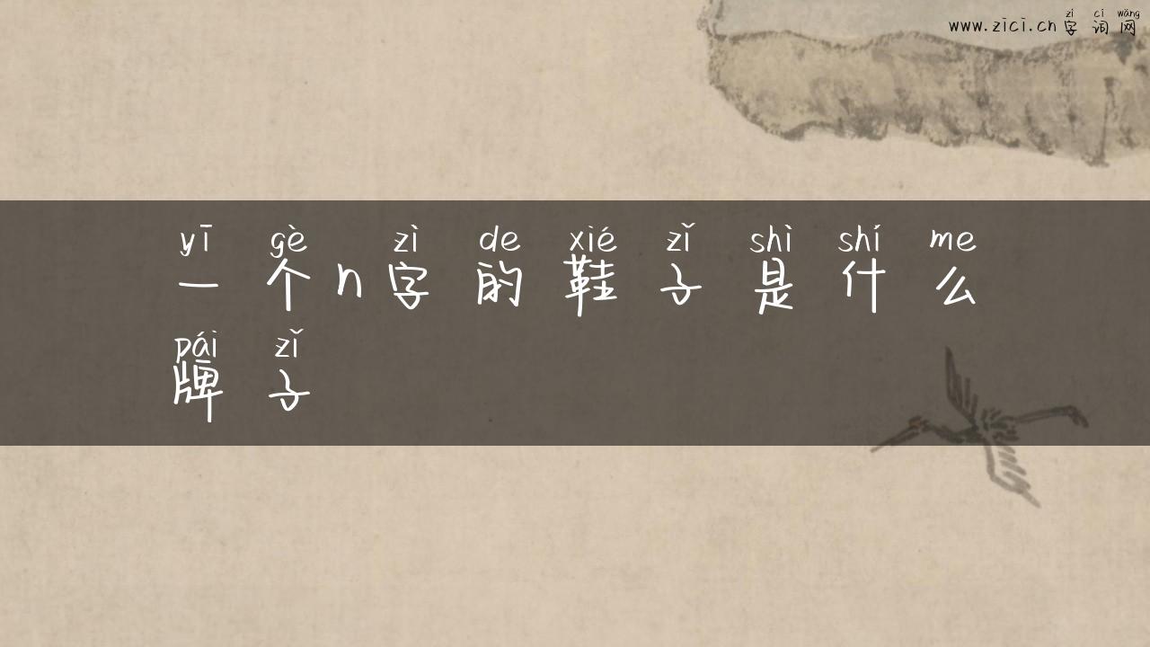一个n字的鞋子是什么牌子