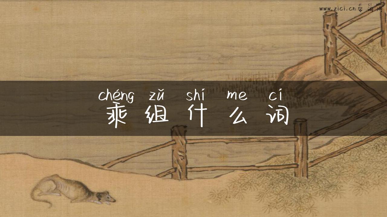 乘组什么词