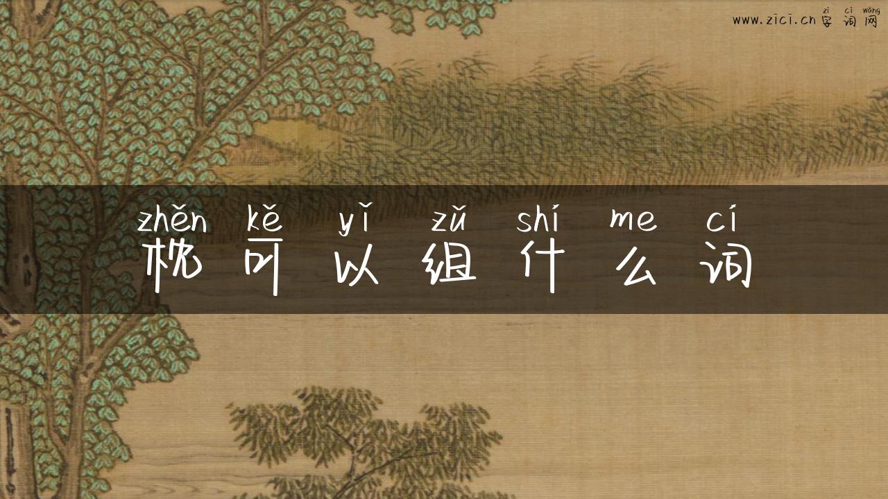 枕可以组什么词