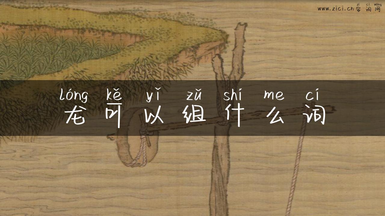龙可以组什么词