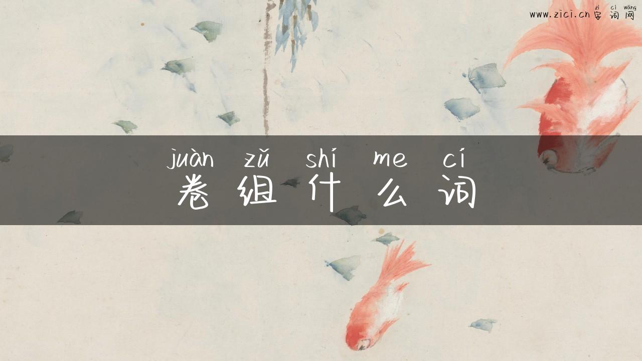 卷组什么词