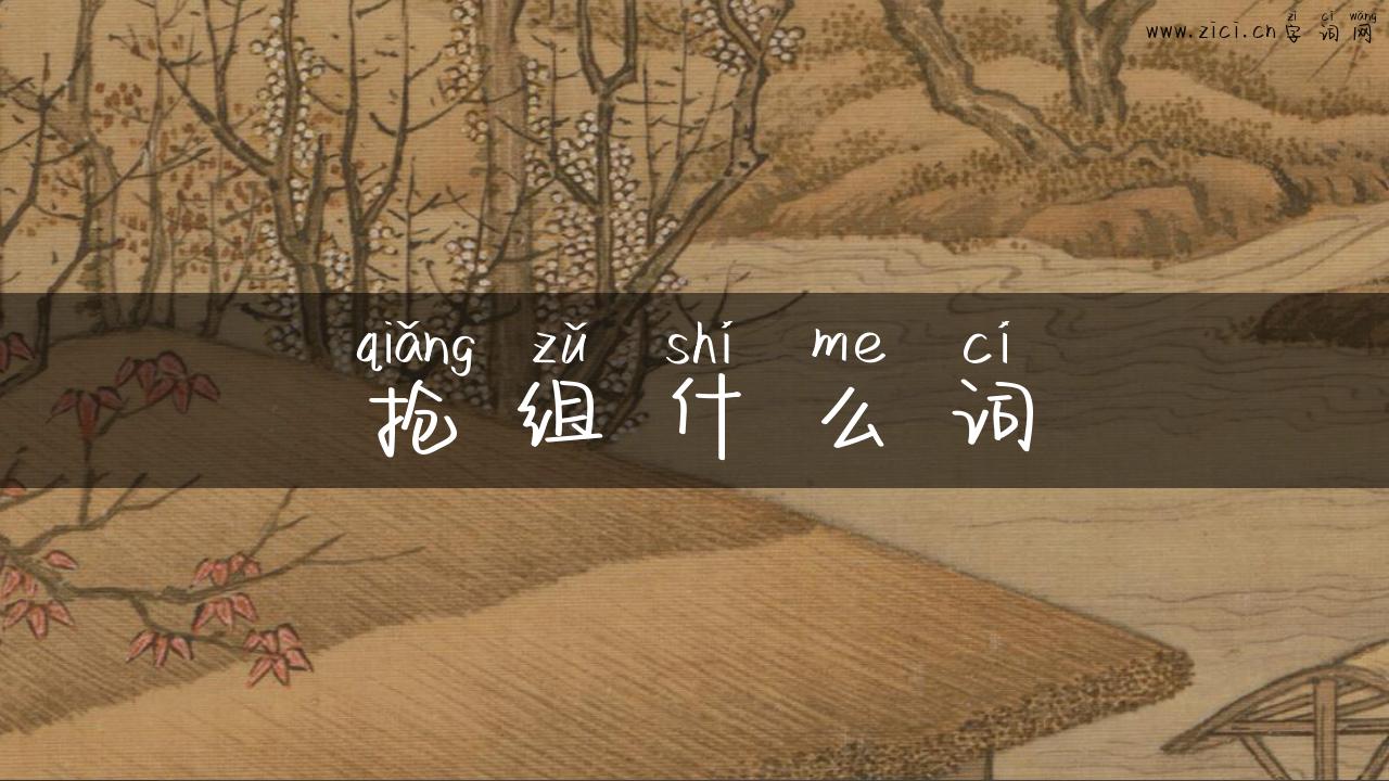 抢组什么词