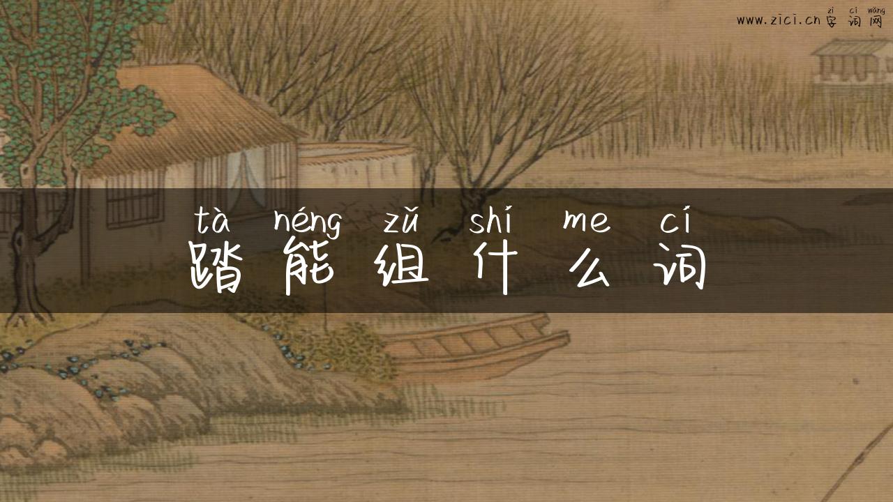 踏能组什么词