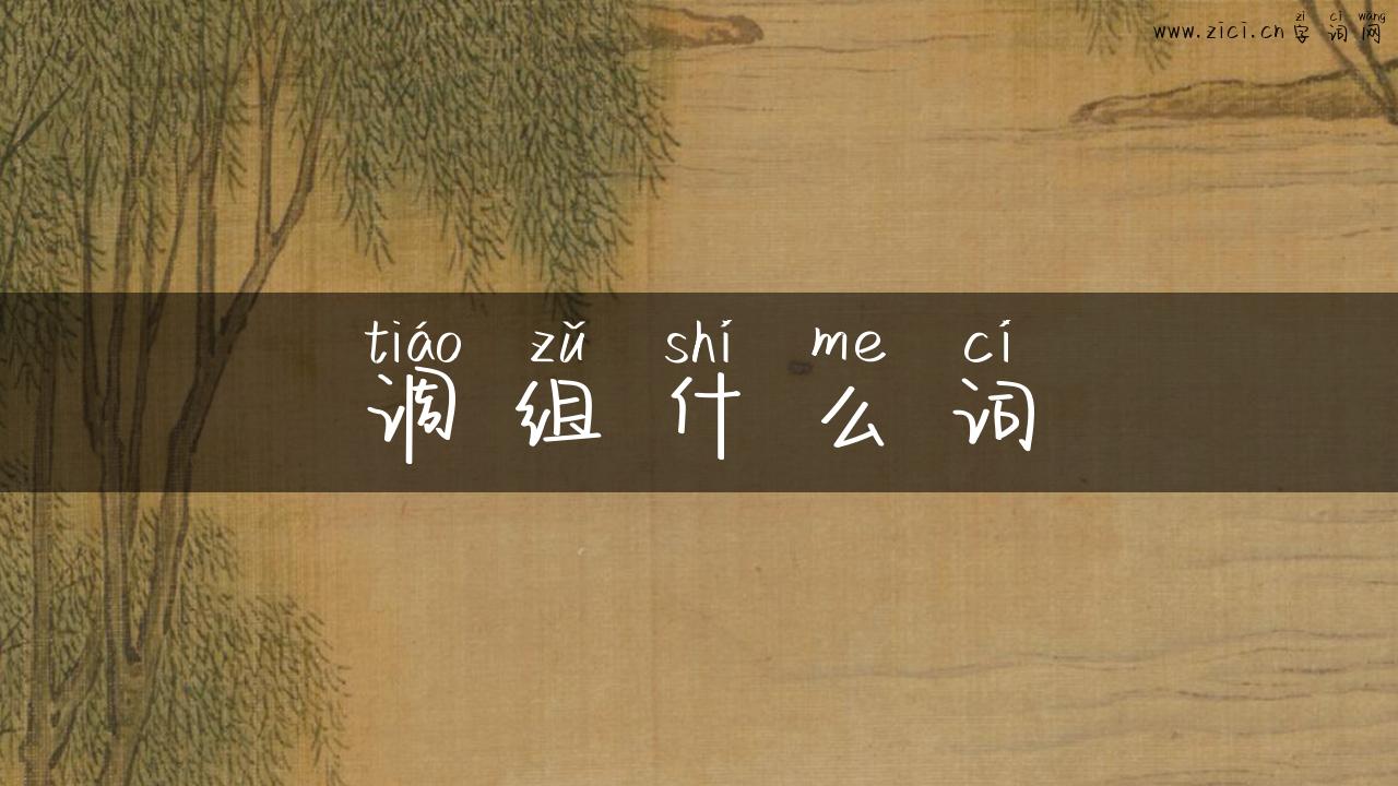 调组什么词