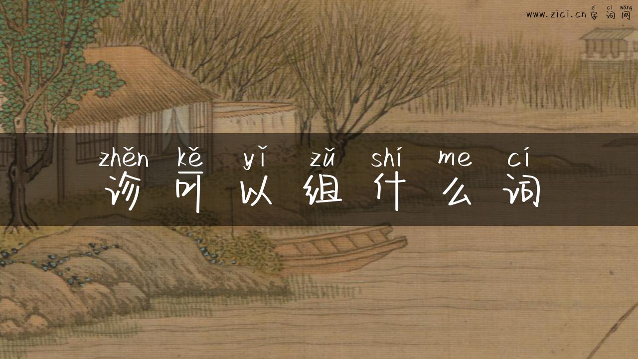 诊可以组什么词
