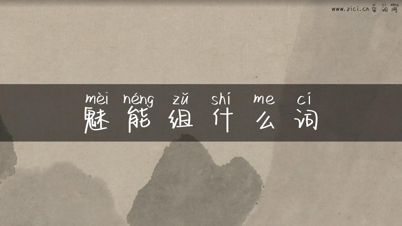 魅能组什么词