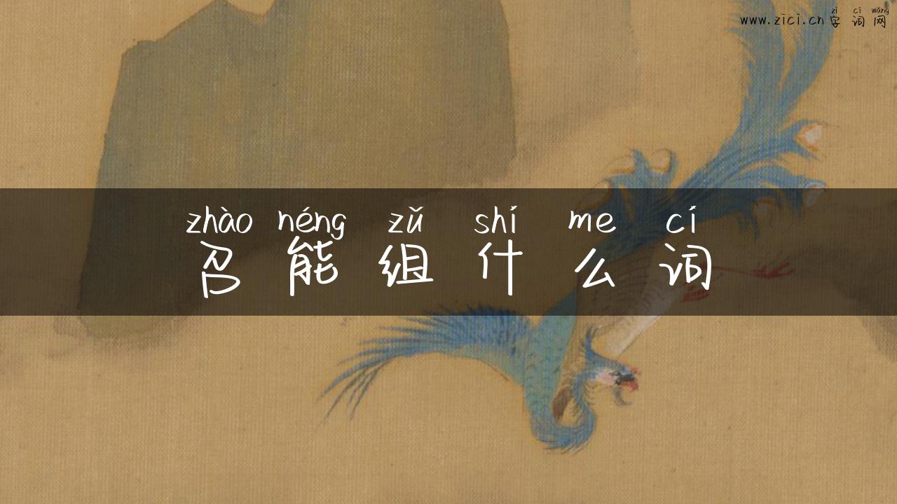 召能组什么词