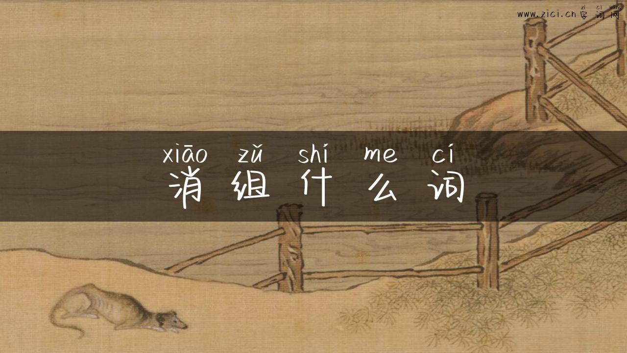 消组什么词