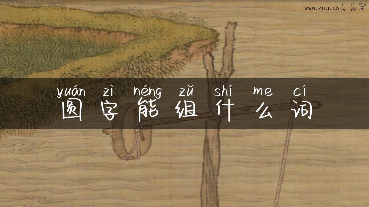 圆字能组什么词