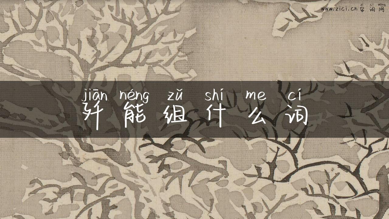 歼能组什么词