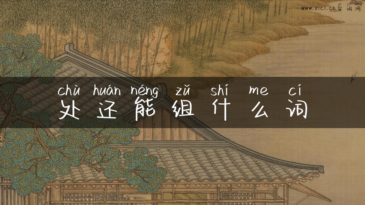 处还能组什么词