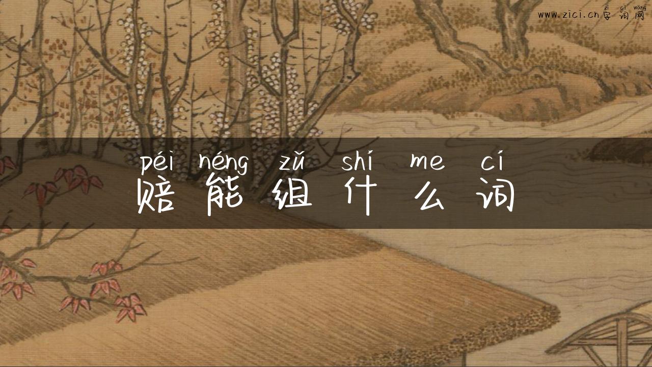赔能组什么词