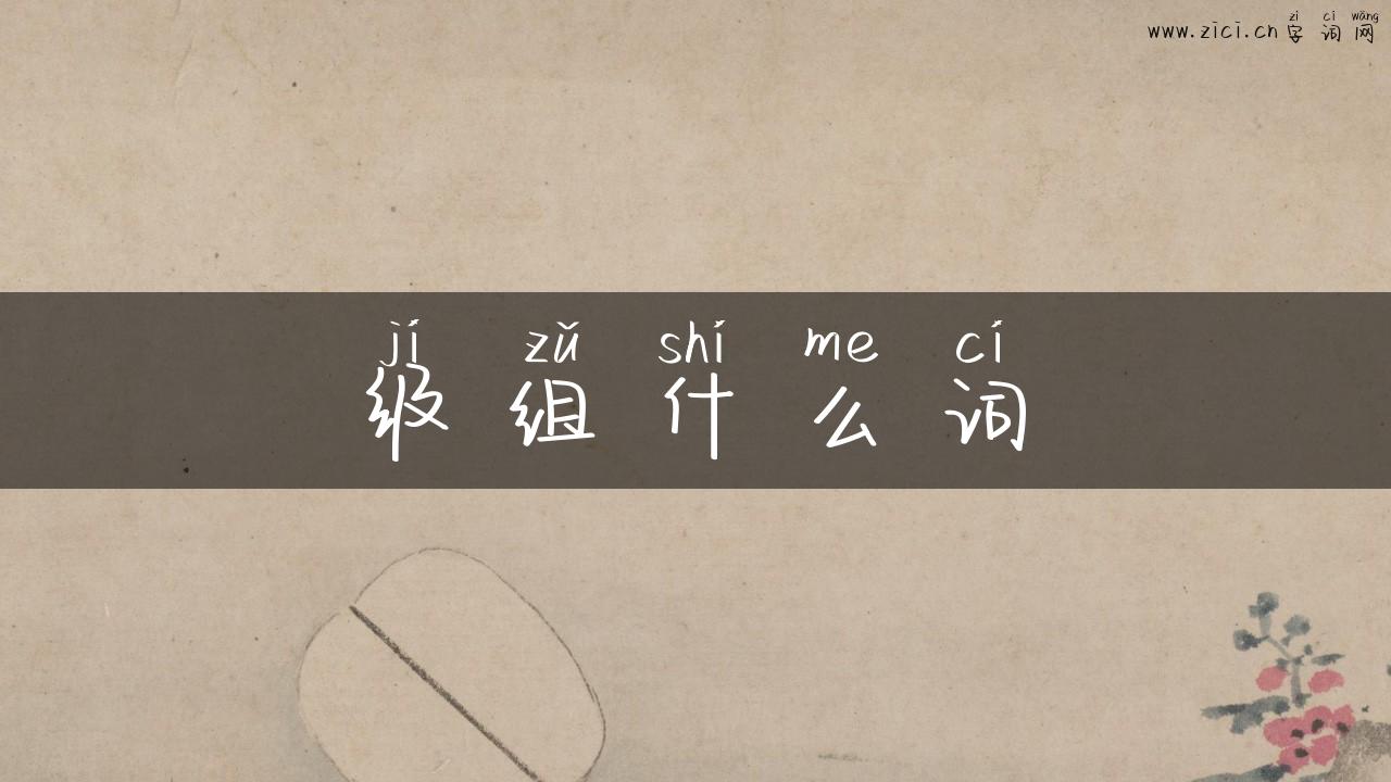 级组什么词